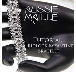 Gridlock Byzantine Bracelet Tutorial