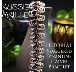 Staggered Byzantine Halves Bracelet Tutorial