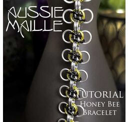 Honey Bee Bracelet Tutorial
