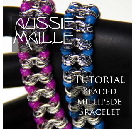 Beaded Millipede Bracelet
