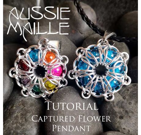 Captured Flower Pendant