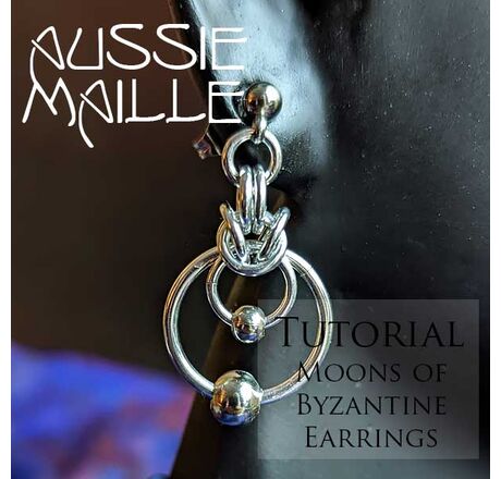 Moons of Byzantine Earrings