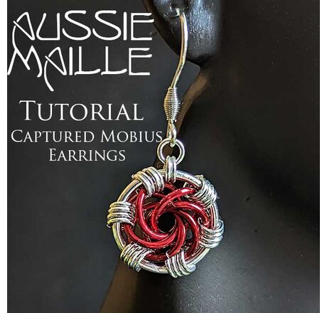 Captured Mobius Earrings