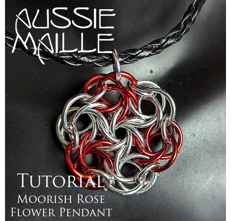 Moorish Rose Flower Pendant
