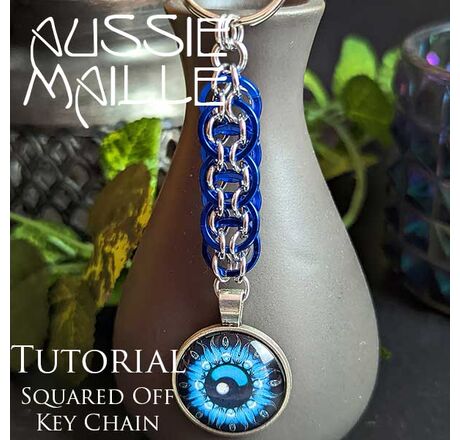 Squared Off Key Chain Tutorial