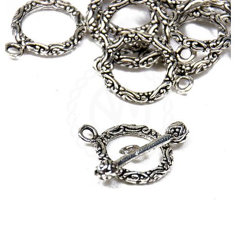 Pewter toggle clasp