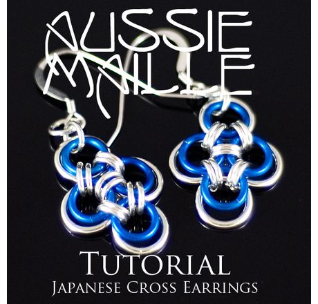 Japanese Cross Earrings